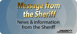 Message from the Sheriff